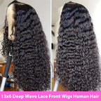 Deep Wave Human Hair Wig | HD Lace, 250% Density