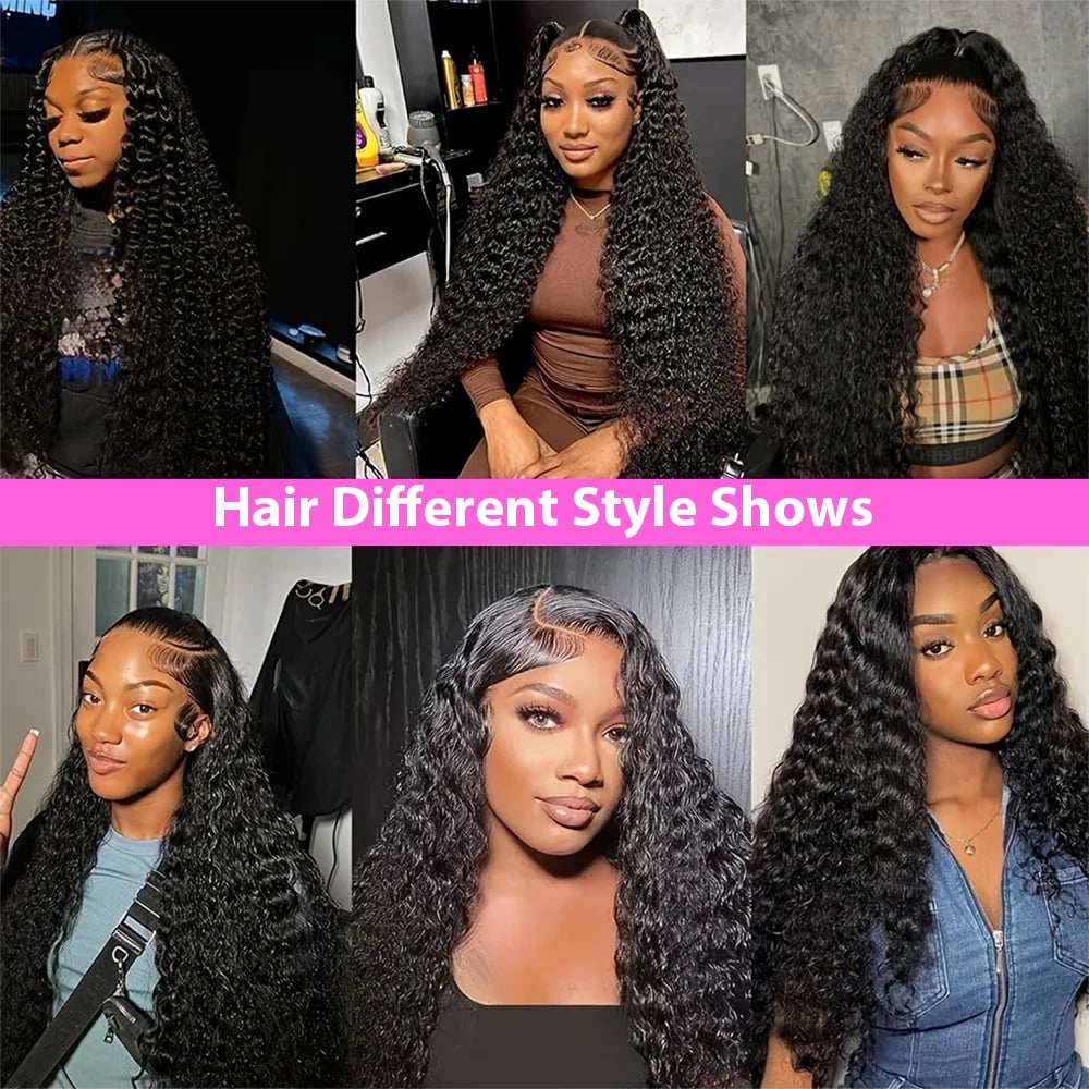 Deep Wave Human Hair Wig | HD Lace, 250% Density
