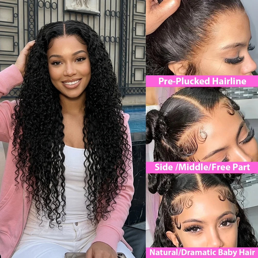 Deep Wave Human Hair Wig | HD Lace, 250% Density