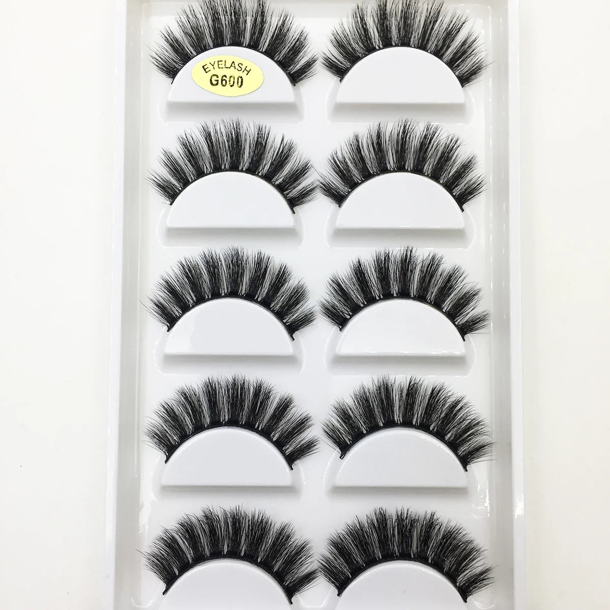 Natural 3D False Lashes | 5 Pairs