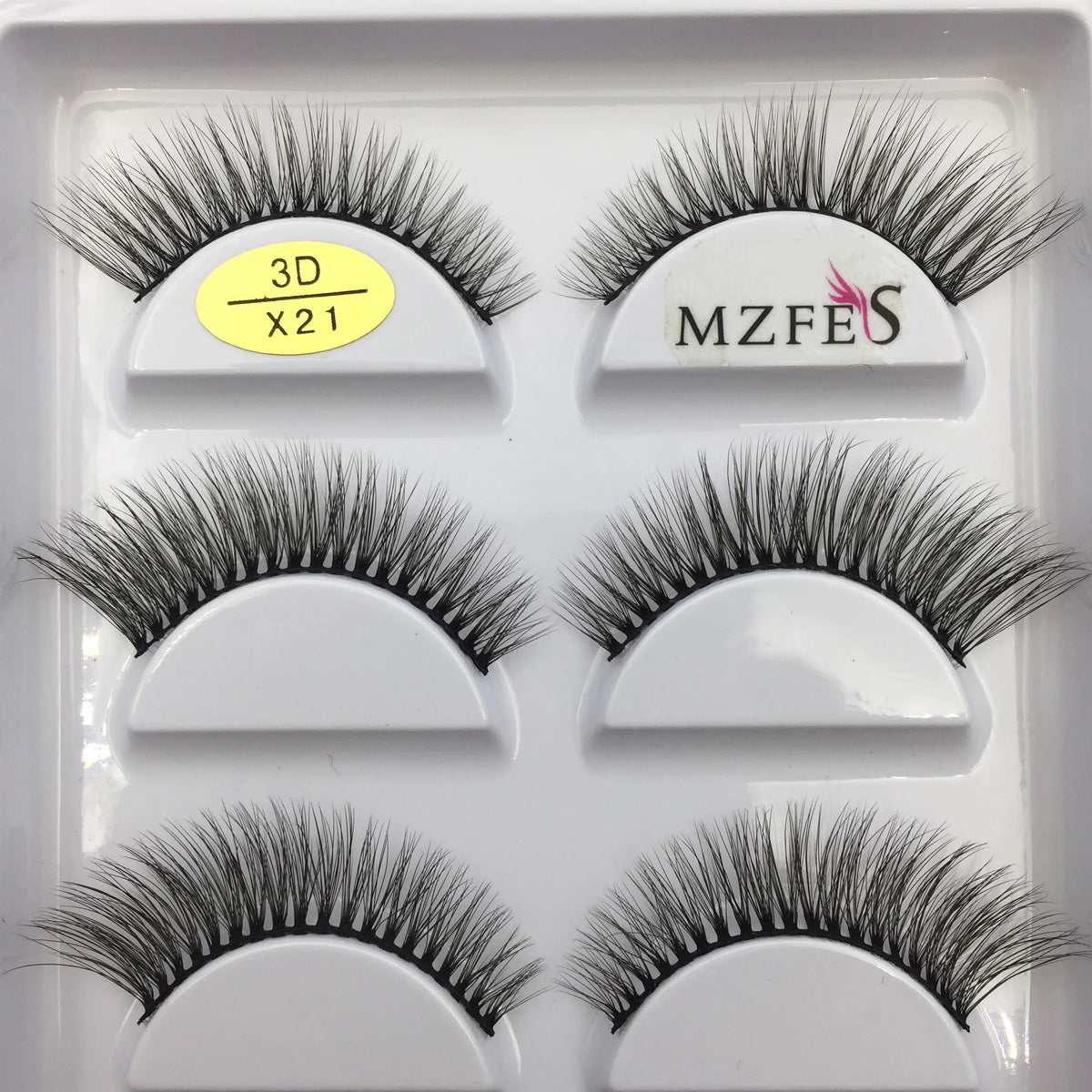 Natural 3D False Lashes | 5 Pairs