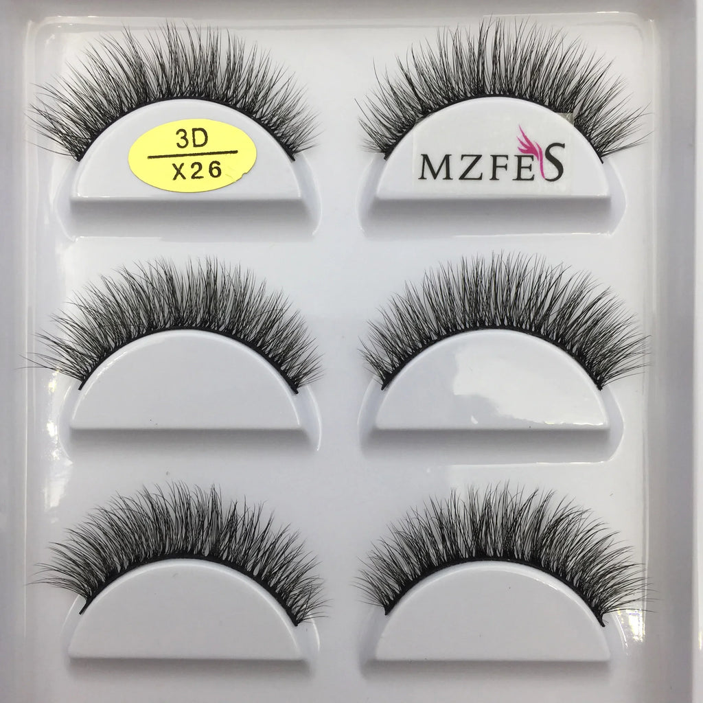 Natural 3D False Lashes | 5 Pairs
