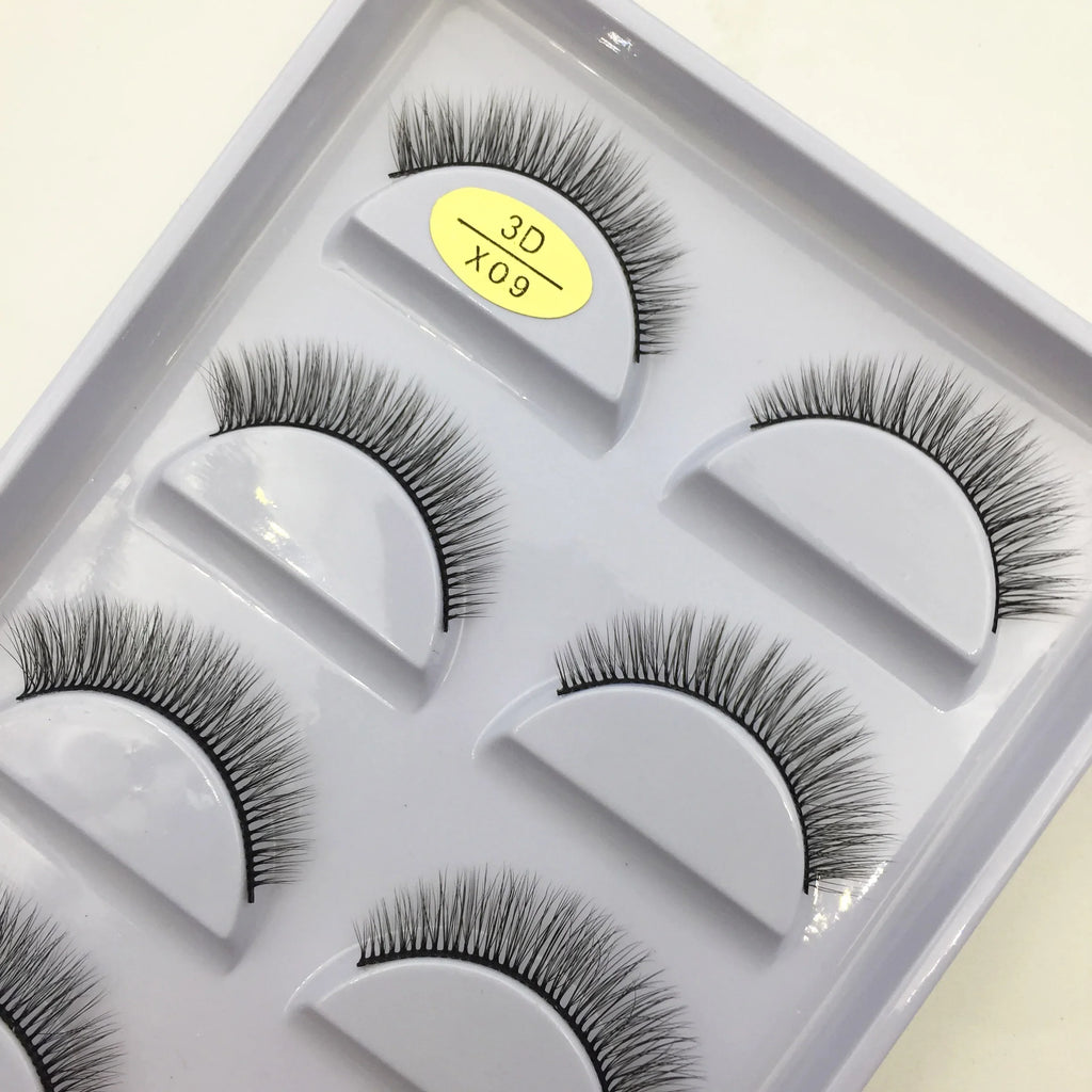 Natural 3D False Lashes | 5 Pairs