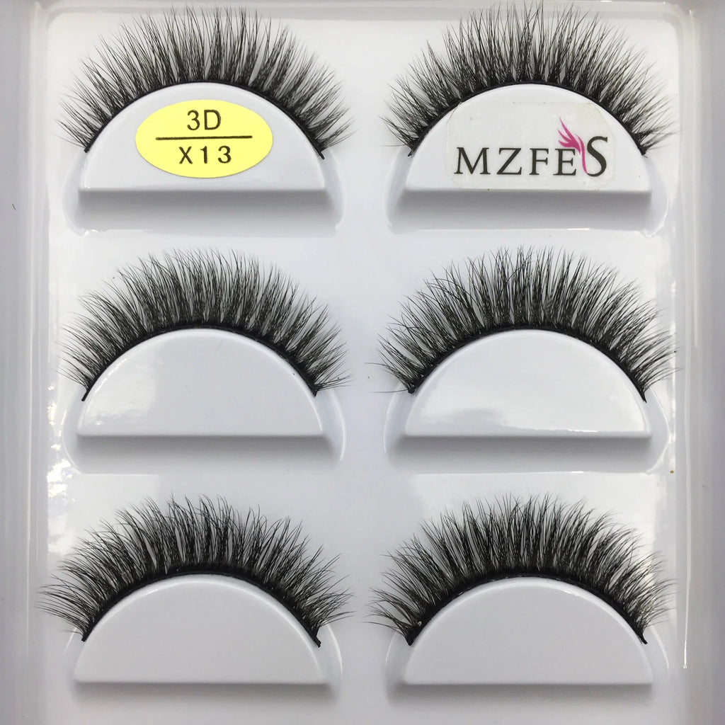 Natural 3D False Lashes | 5 Pairs