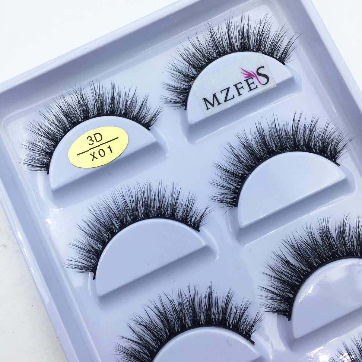 Natural 3D False Lashes | 5 Pairs