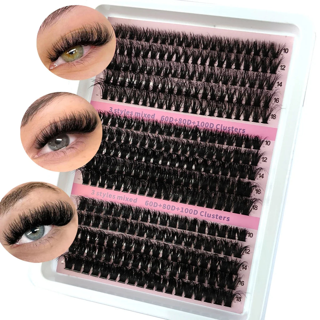 Fluffy 5D Lash Clusters | 15 Rows