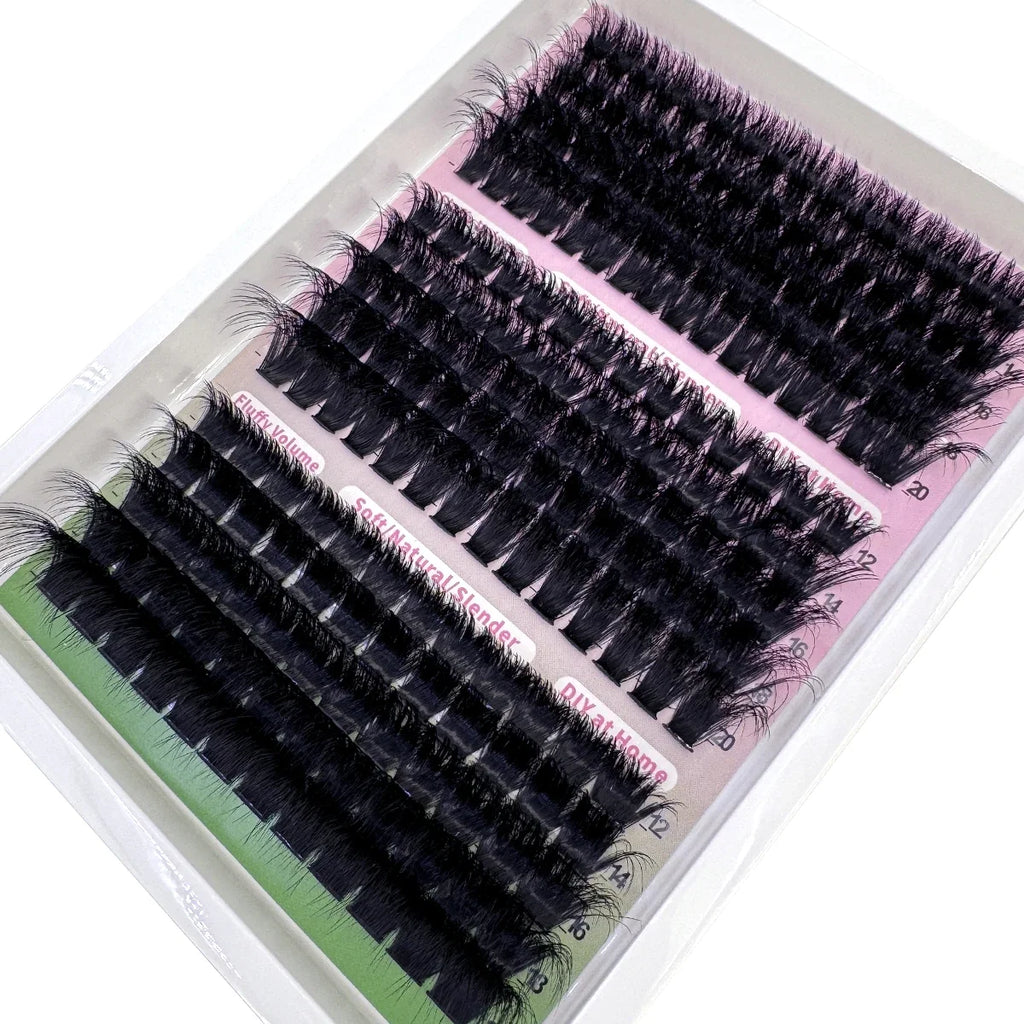 Fluffy 5D Lash Clusters | 15 Rows