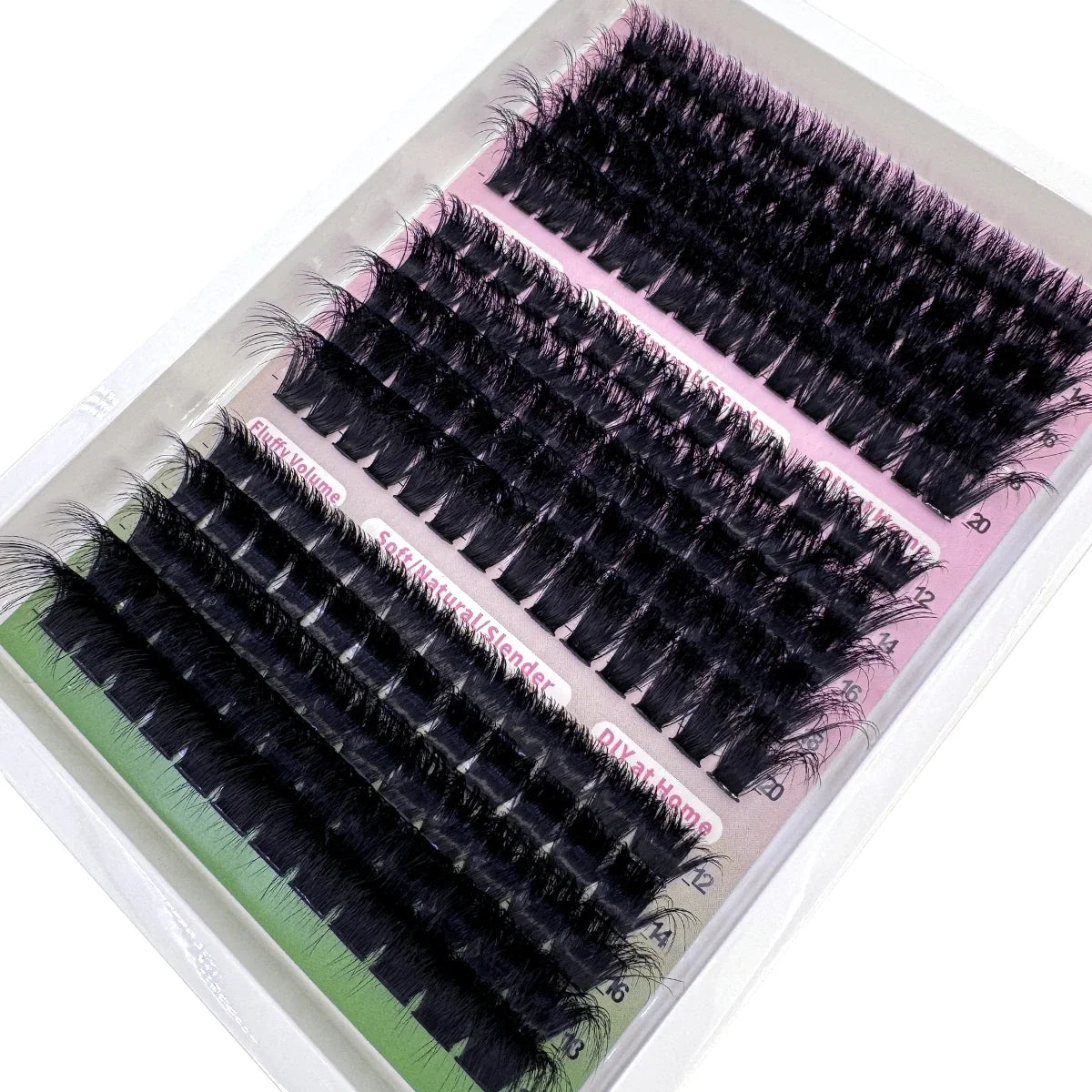 Fluffy 5D Lash Clusters | 15 Rows