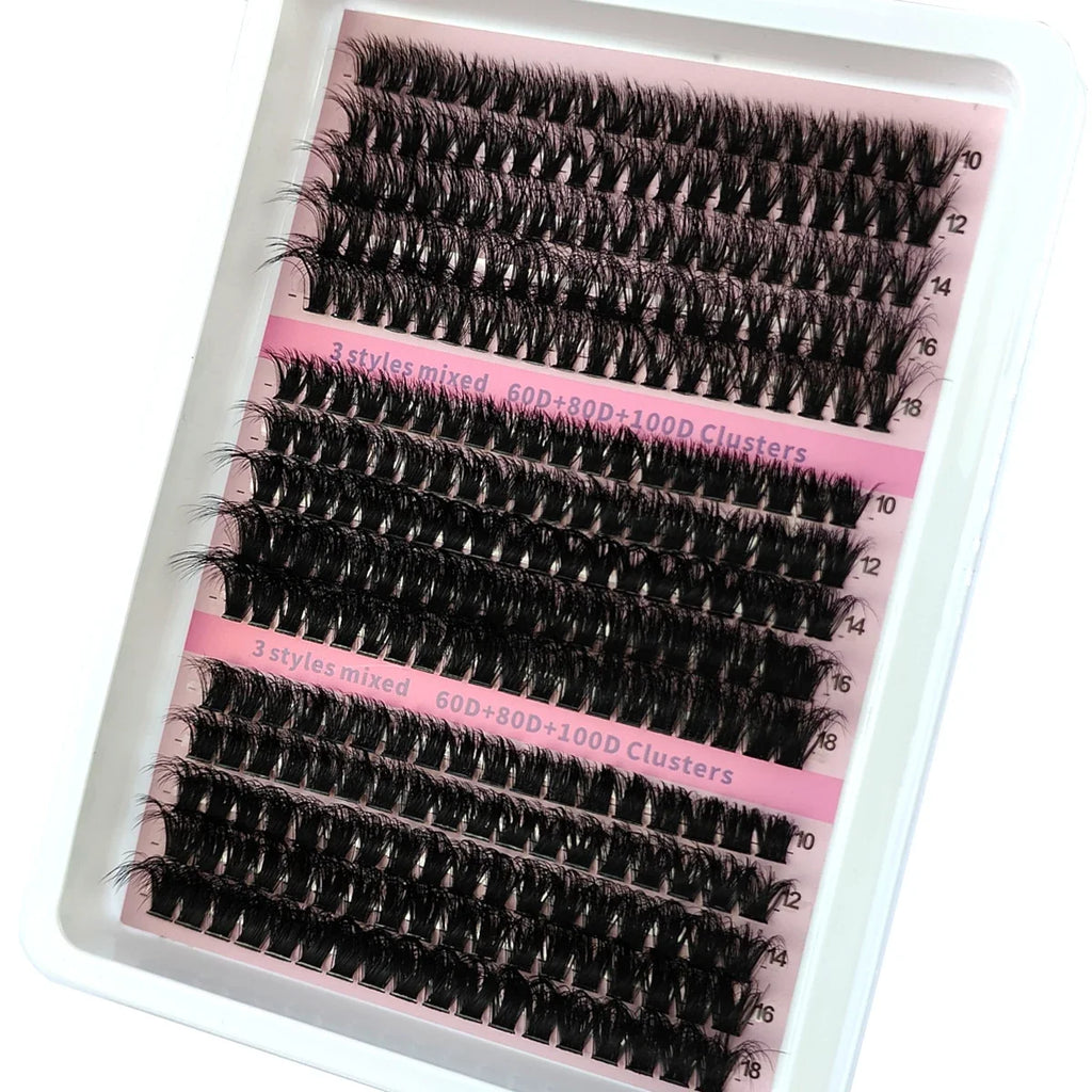 Fluffy 5D Lash Clusters | 15 Rows