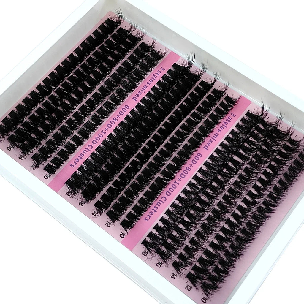 Fluffy 5D Lash Clusters | 15 Rows