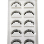 Natural 3D False Lashes | 5 Pairs