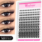 WOSHEER Spiky Manga Lash Cluster Kit