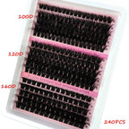 Fluffy 5D Lash Clusters | 15 Rows