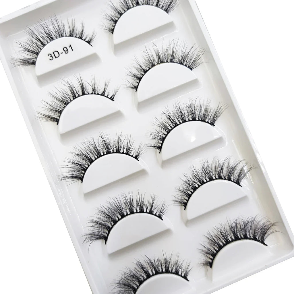 Wispy 3D Strip Lashes | 5 Pairs