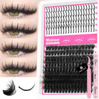 WOSHEER Spiky Manga Lash Cluster Kit