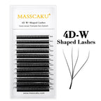 MASSCAKU W-Shape Lash Extensions | 12 Rows