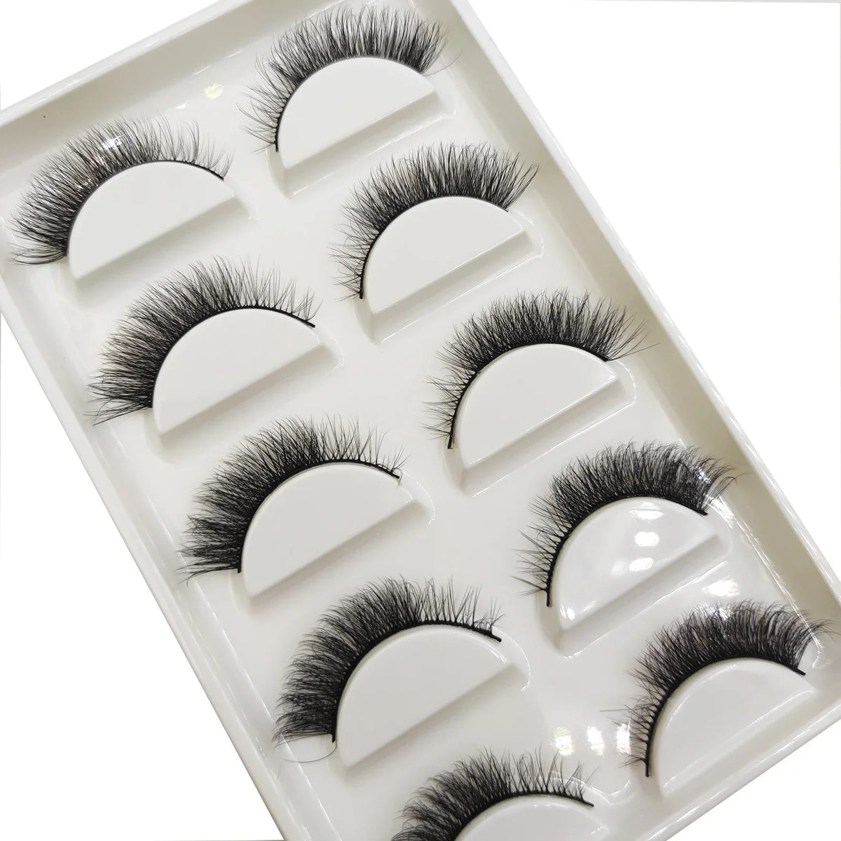 Natural 3D False Lashes | 5 Pairs