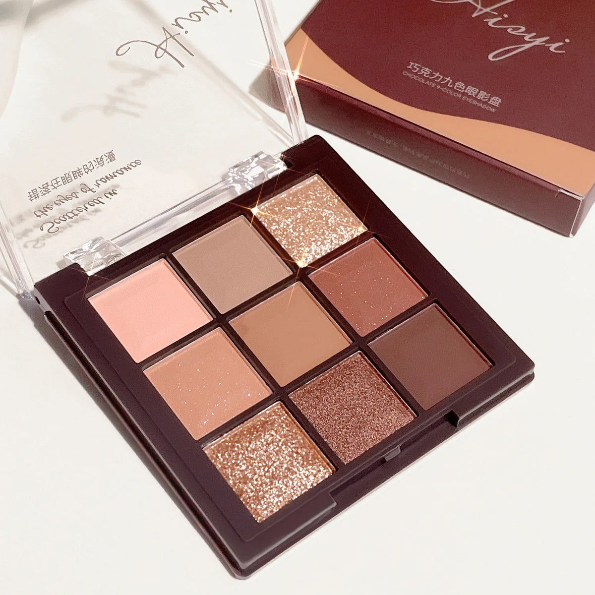 Mocha Chocolate Eyeshadow Palette | 9 Shades