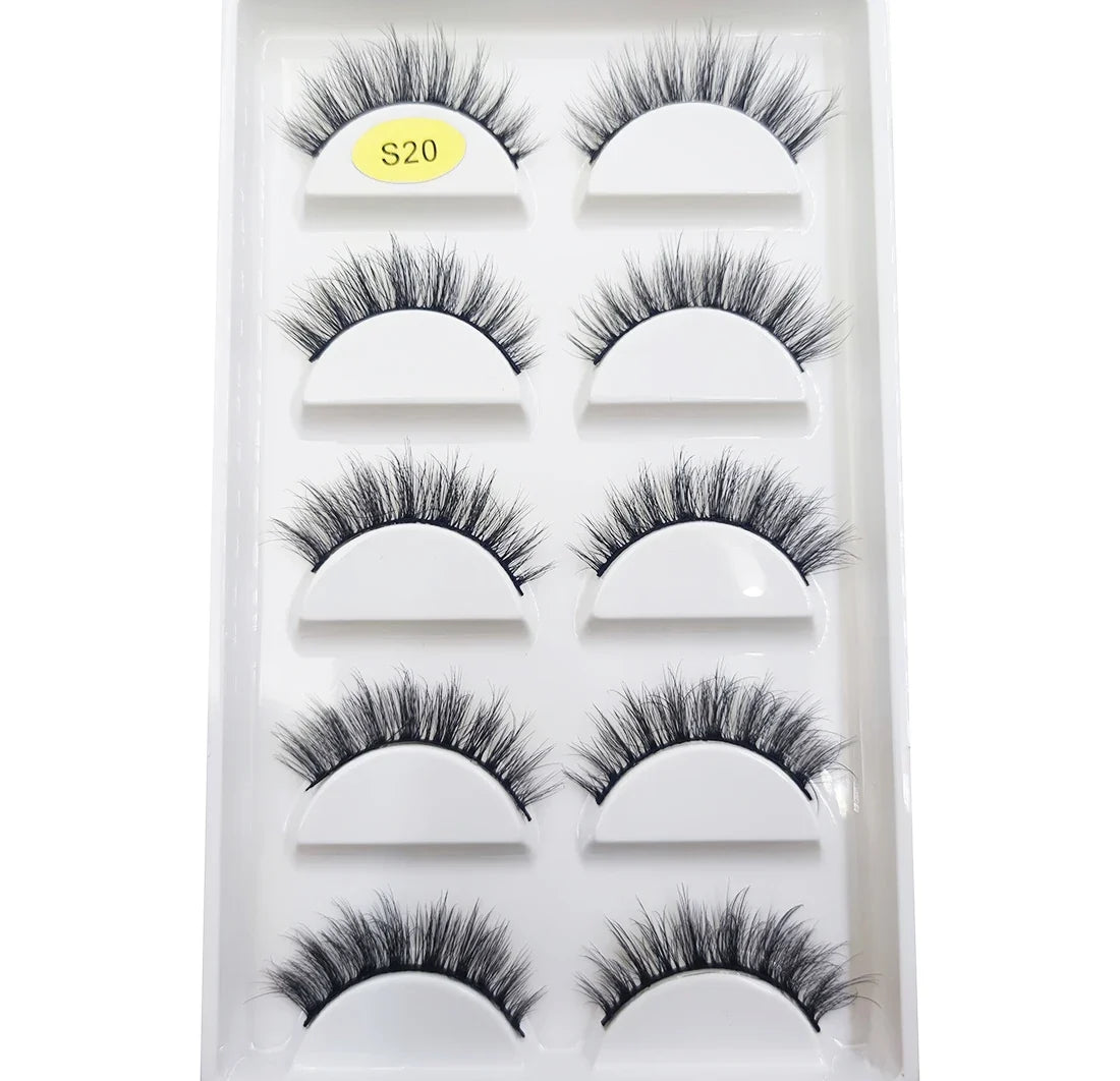 Wispy 3D Strip Lashes | 5 Pairs