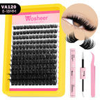 WOSHEER Spiky Manga Lash Cluster Kit
