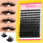 WOSHEER Spiky Manga Lash Cluster Kit