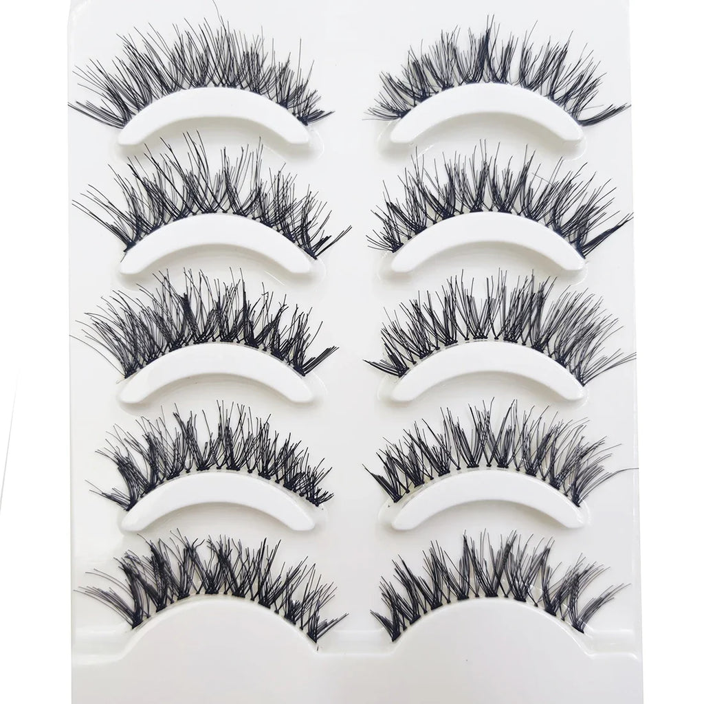 Natural 3D False Lashes | 5 Pairs