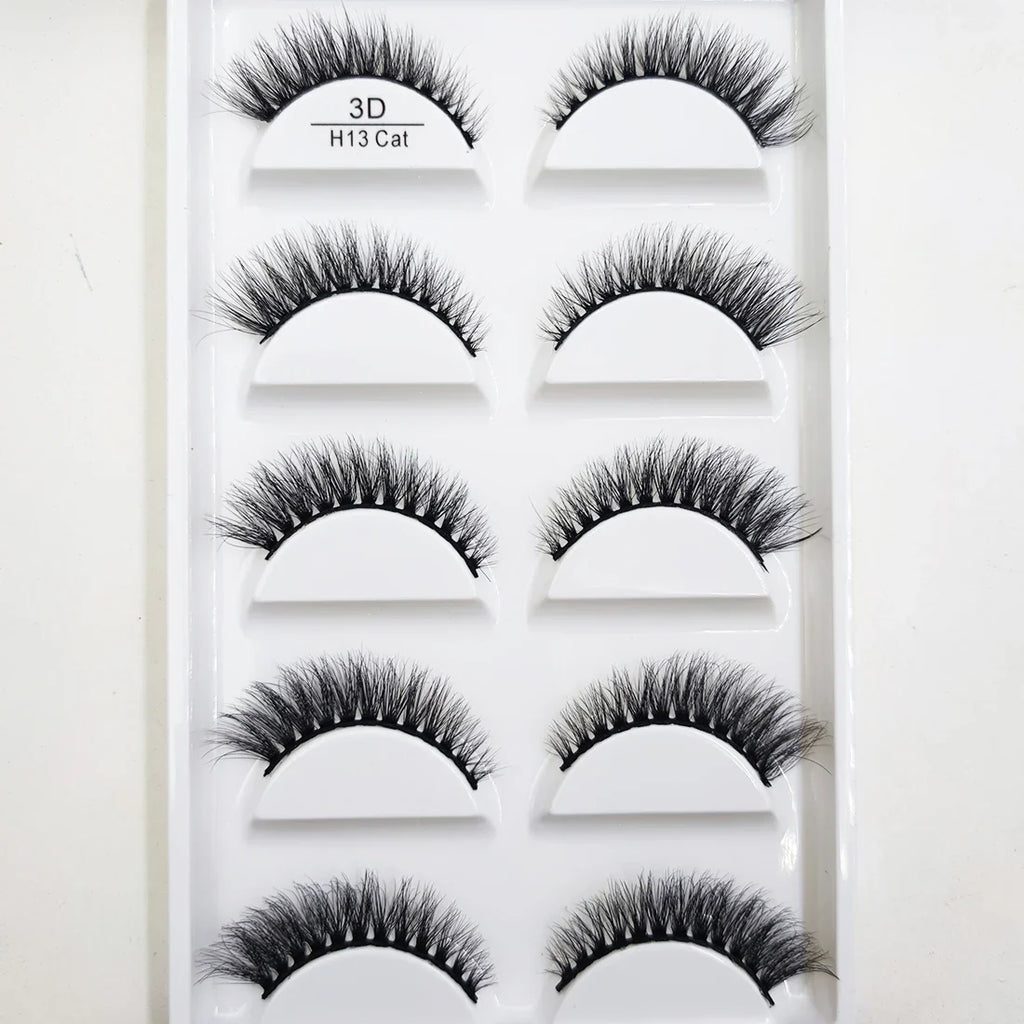 Wispy 3D Strip Lashes | 5 Pairs