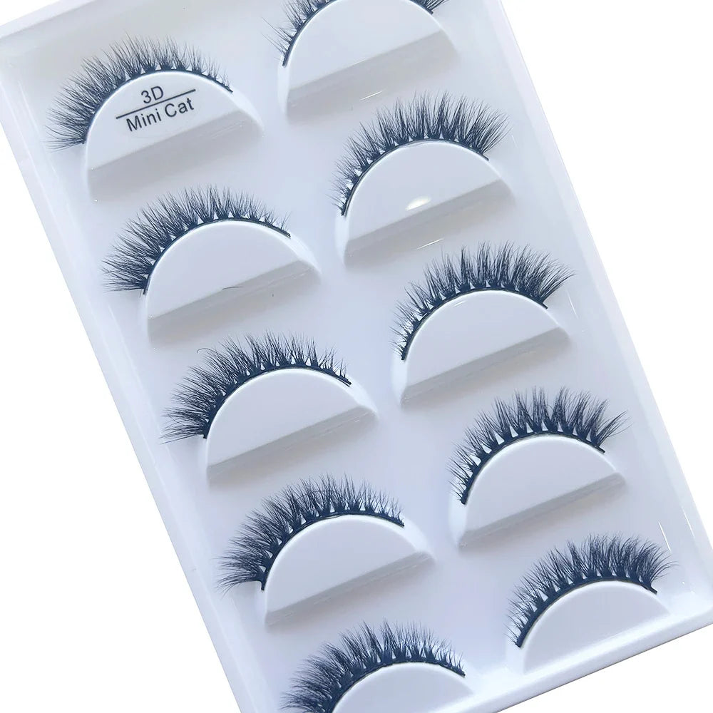 Wispy 3D Strip Lashes | 5 Pairs