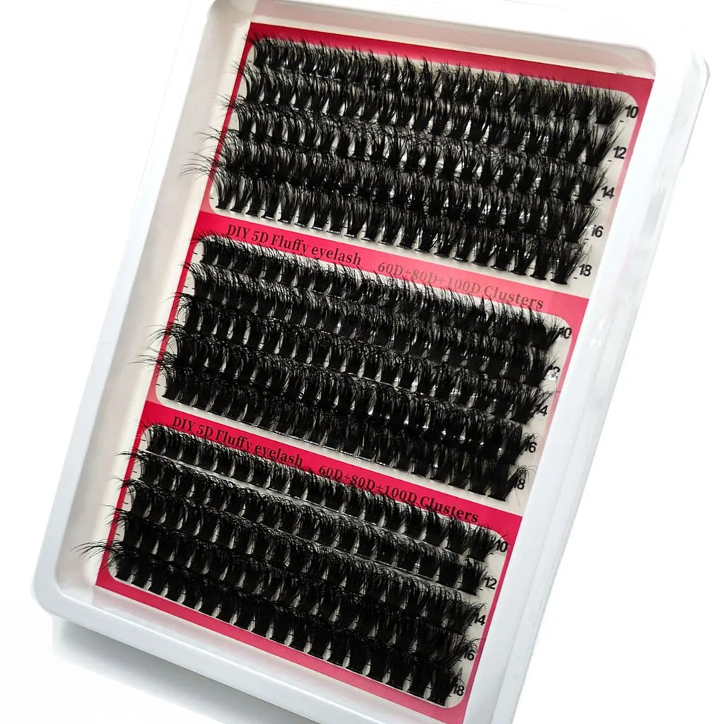Fluffy 5D Lash Clusters | 15 Rows