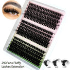 Fluffy 5D Lash Clusters | 15 Rows