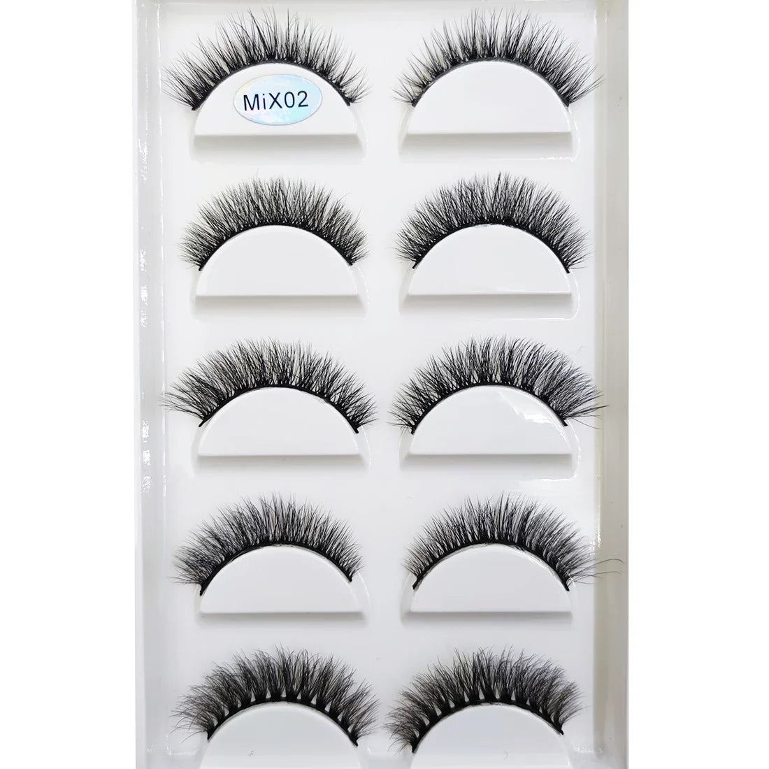 Wispy 3D Strip Lashes | 5 Pairs