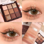 Mocha Chocolate Eyeshadow Palette | 9 Shades