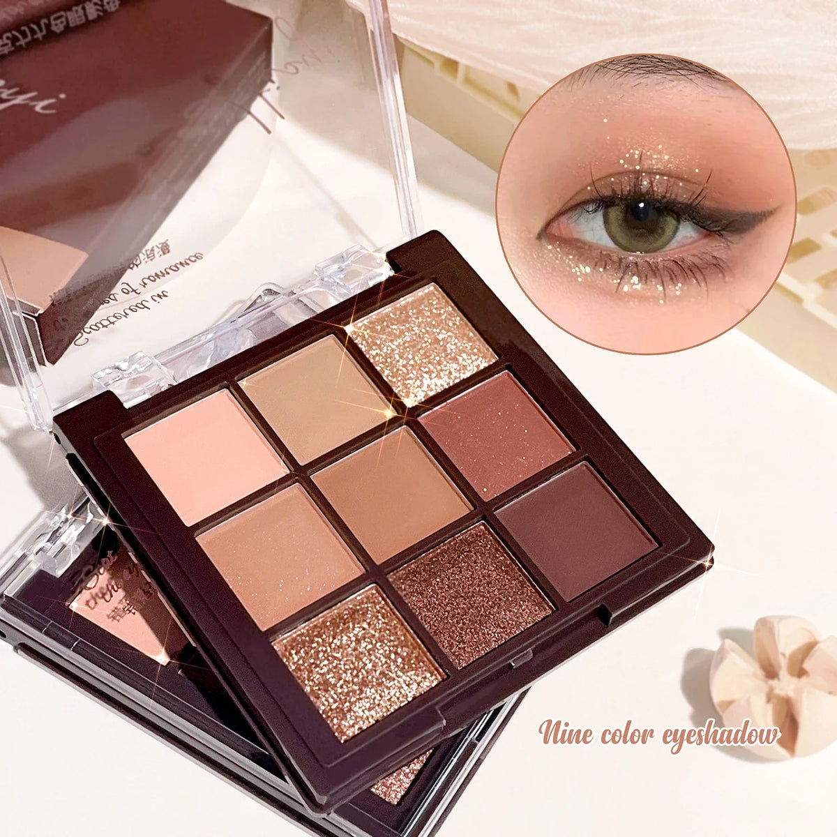 Mocha Chocolate Eyeshadow Palette | 9 Shades