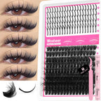 WOSHEER Spiky Manga Lash Cluster Kit