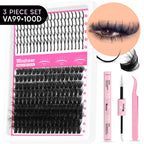 WOSHEER Spiky Manga Lash Cluster Kit