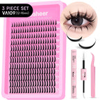 WOSHEER Spiky Manga Lash Cluster Kit