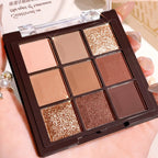 Mocha Chocolate Eyeshadow Palette | 9 Shades