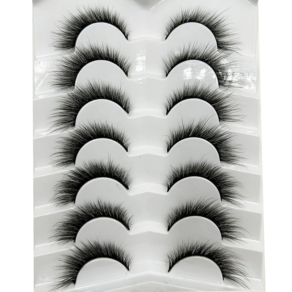 Natural 3D False Lashes | 5 Pairs