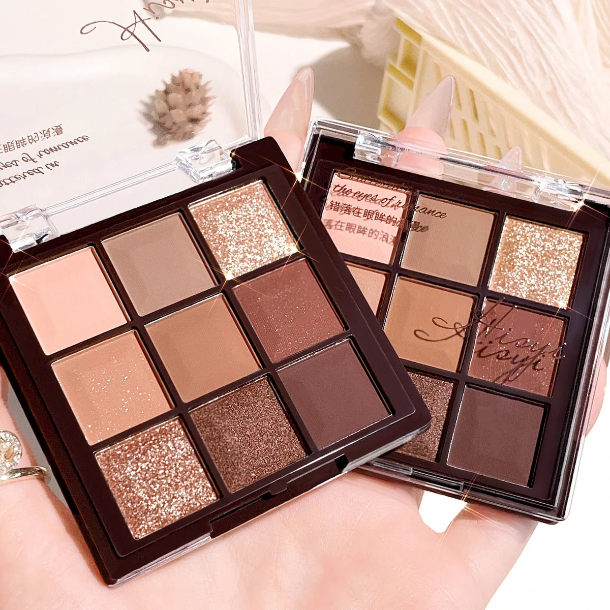 Mocha Chocolate Eyeshadow Palette | 9 Shades