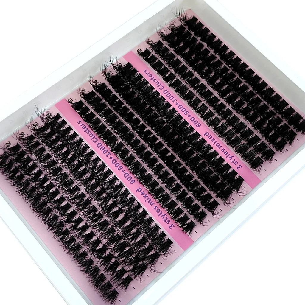 Fluffy 5D Lash Clusters | 15 Rows